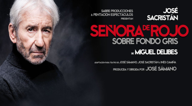 Señora de rojo sobre fondo gris_destacado