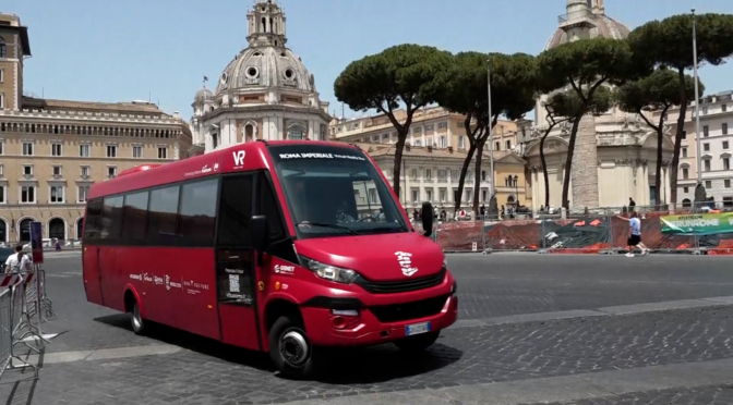 autobús de realidad virtual para recrear el esplendor de la antigua Roma_destacado